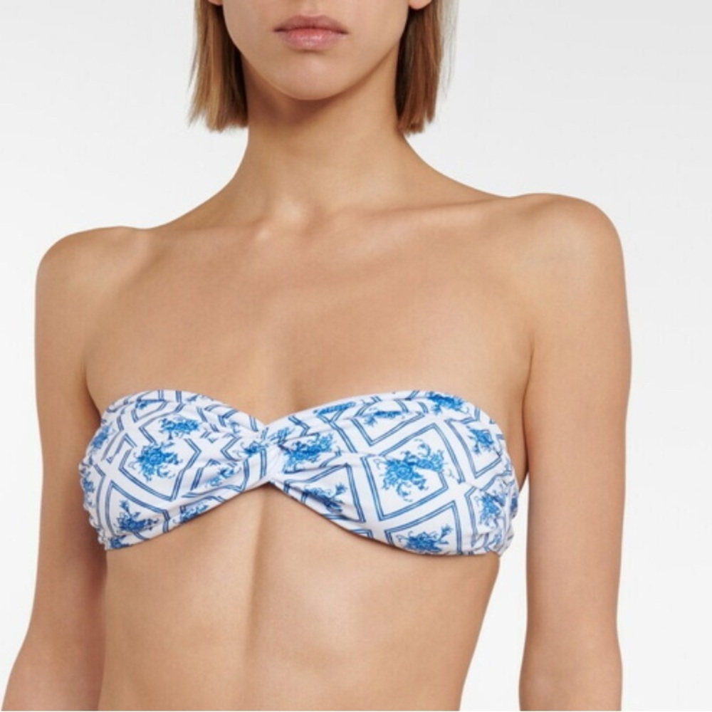 Caroline Constas Evie Blue Diamond Toile